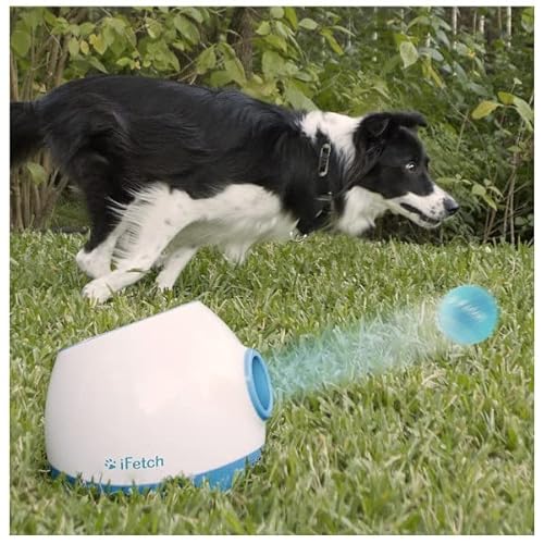 Ifetch too (large) interactive ball thrower for dogs- launches standard tennis balls